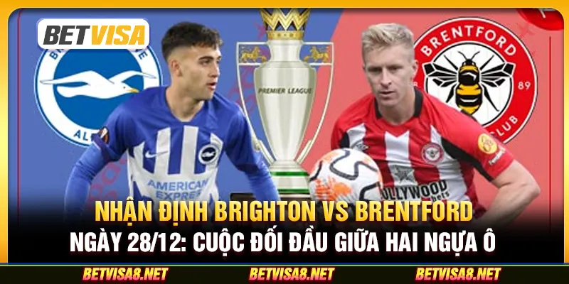 Nhận định Brighton vs Brentford ngày 28/12: Cuộc đối đầu giữa hai ngựa ô